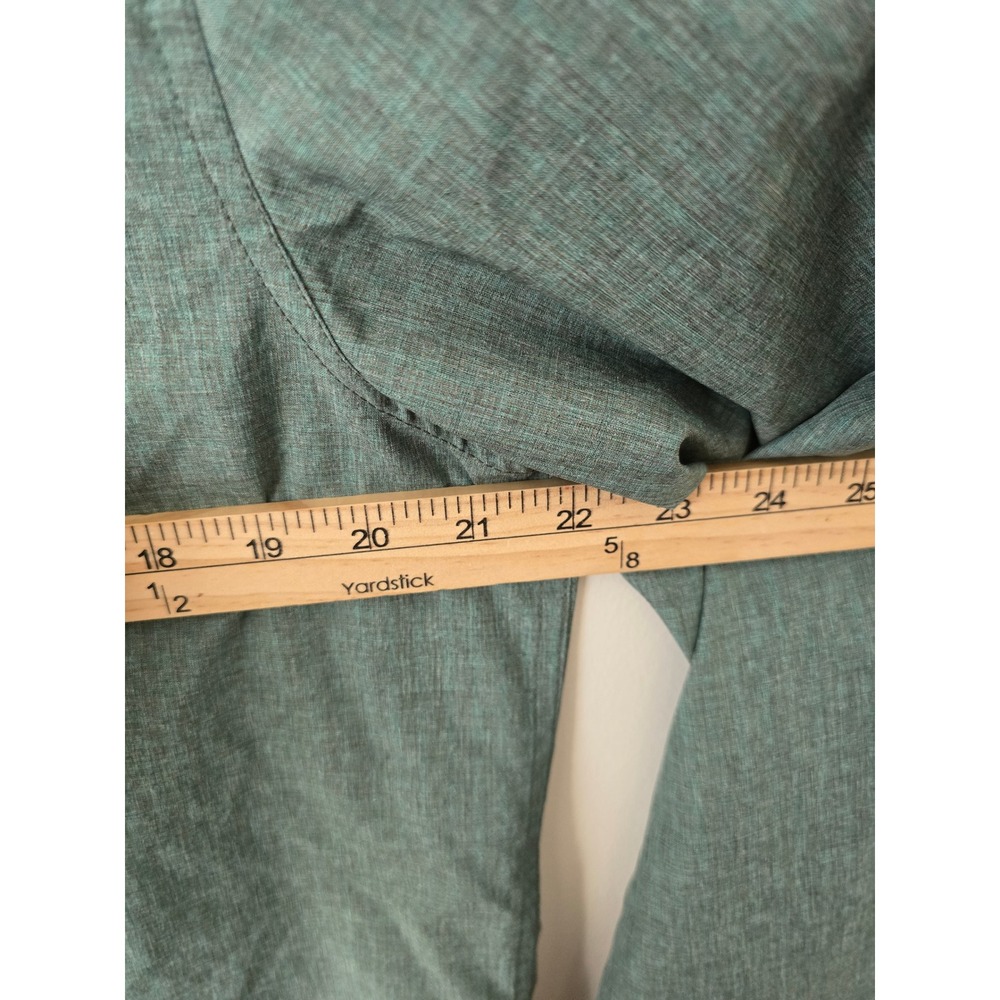 Prana Mens Large‎ Button Down Shirt Long Sleeve Hiking Travel Green Size L - Picture 9 of 10